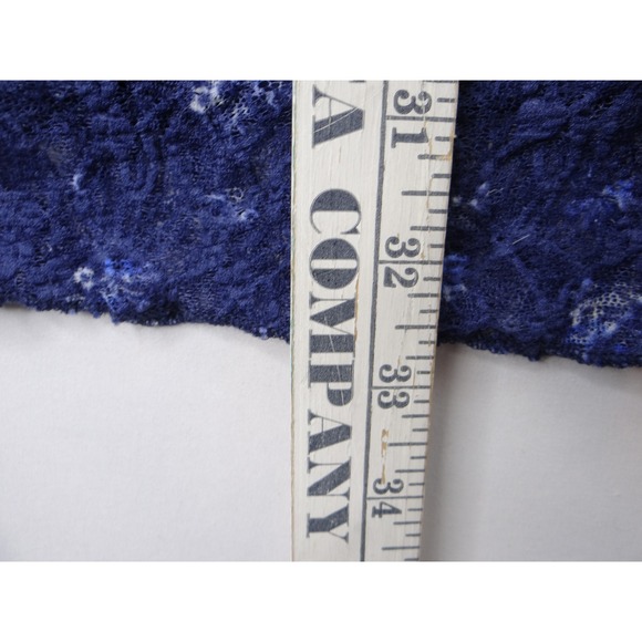 NWT-No Boundaries Kids Blue Floral Lace Cap Sleeve V Neck Dress Size XL 16 18 - Picture 7 of 7